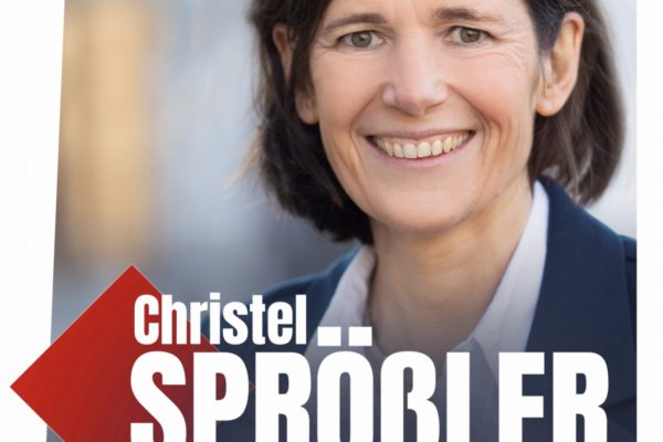 Broschüre zur Bürgermeisterwahl am 14. März › Christel Sprößler